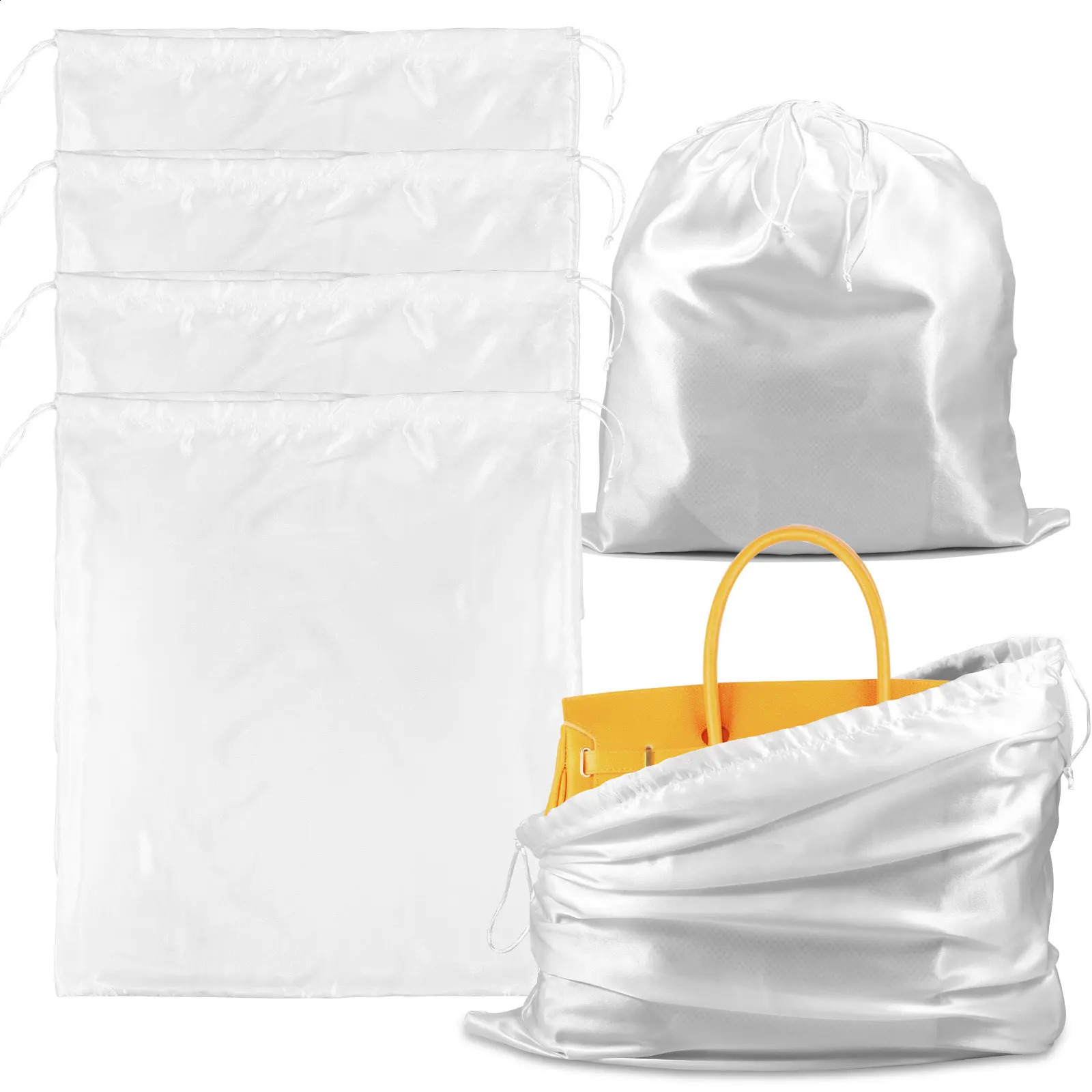Ship from US Dustproof drawstring bag Cinch storage soft breathable cloth travel gym party 50x45 250305FBB