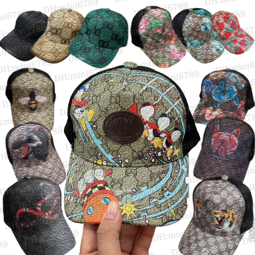 Top G baseball caps cci snake king tiger embroidered hats designer classic G baseball caps mens womens trucker mesh caps hip hop fashion and dad hats bucket hats