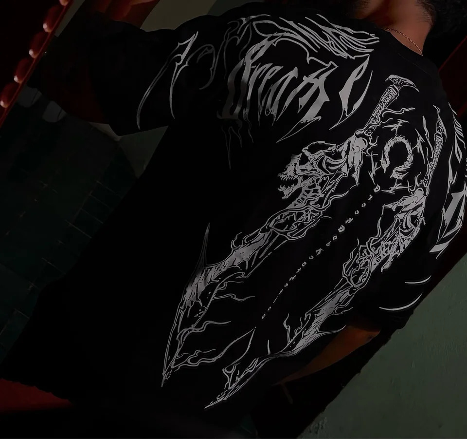 Breathedivinity Shirt GYM Oversized Tee in Black US SIZE DTG PRINT Shirt CBUM 250304