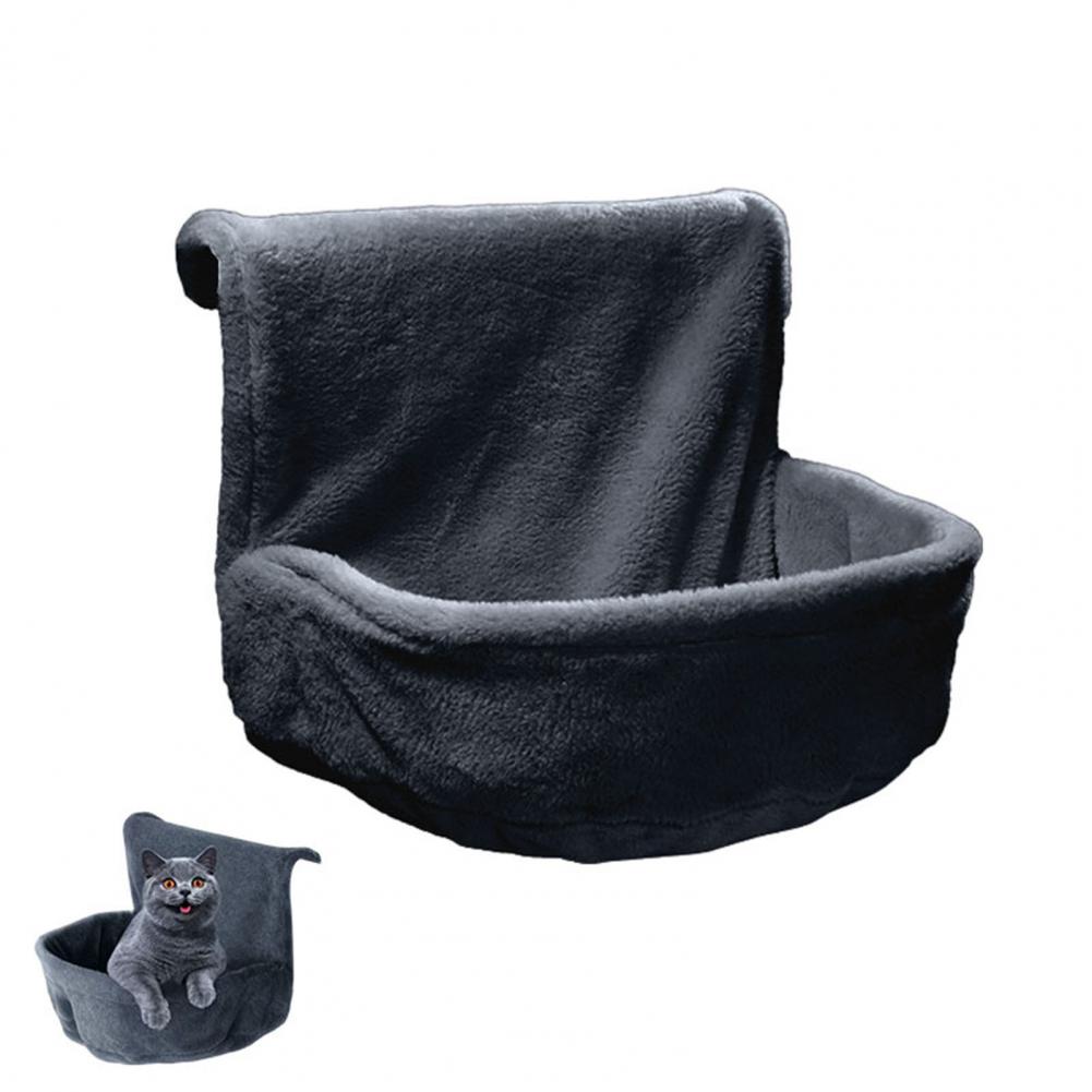 Cat Hammock Radiator Bed Plush Hanging Hammock for Cats Strong Metal Frame Winter Basket