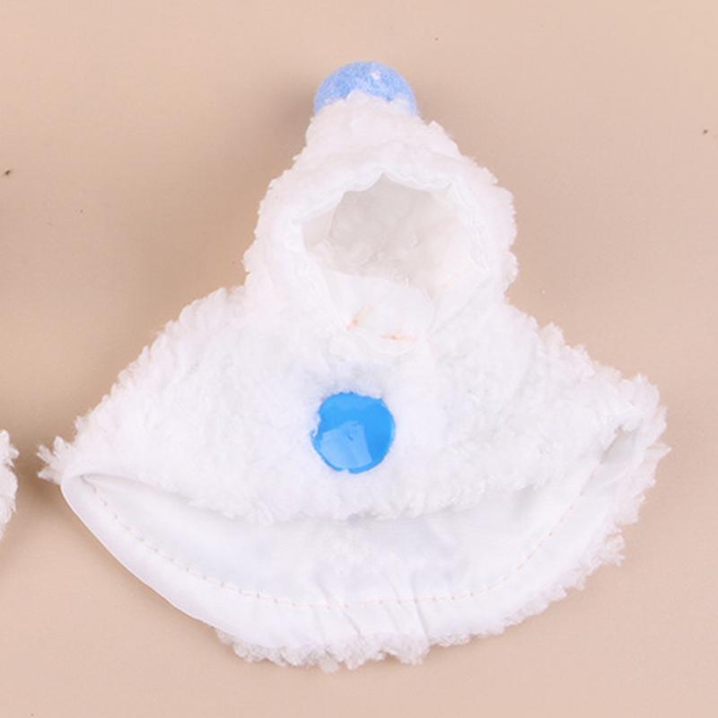 Winter Parrot Clothing Plush Bird Cloth Parrot Warm Bird Cloak Cosplay Cute Photo Props Winter Bird Costume For Parrot Mynah &