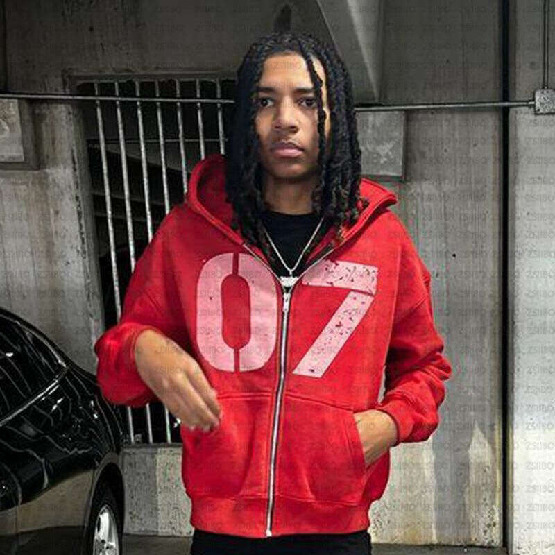 Hot Spring Cross Grade 07 Hoodie Men's and Women's Same Style Loose Hooded Sweatshirt