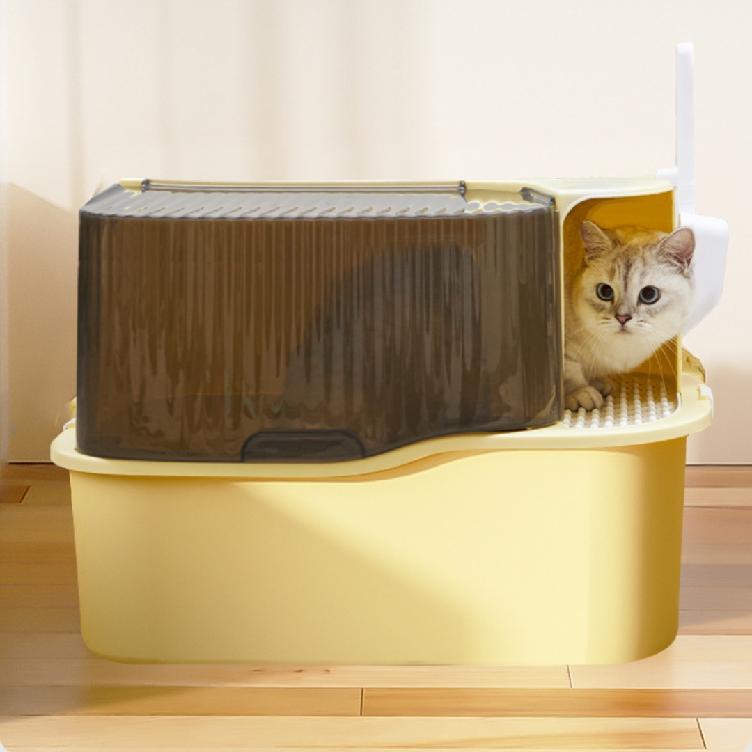 Fully Enclosed Corridor Type Anti-Splash Extra-Large Anti-Odor Anti-Splash Litter Box