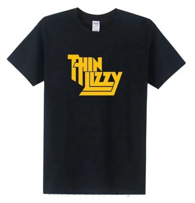 2024 Heavy Metal Rock Band Thin Lizzy T Shirt Men Tops Music Singer T-shirt Short Sleeve Cotton O-neck Tee Top ClothesT250305