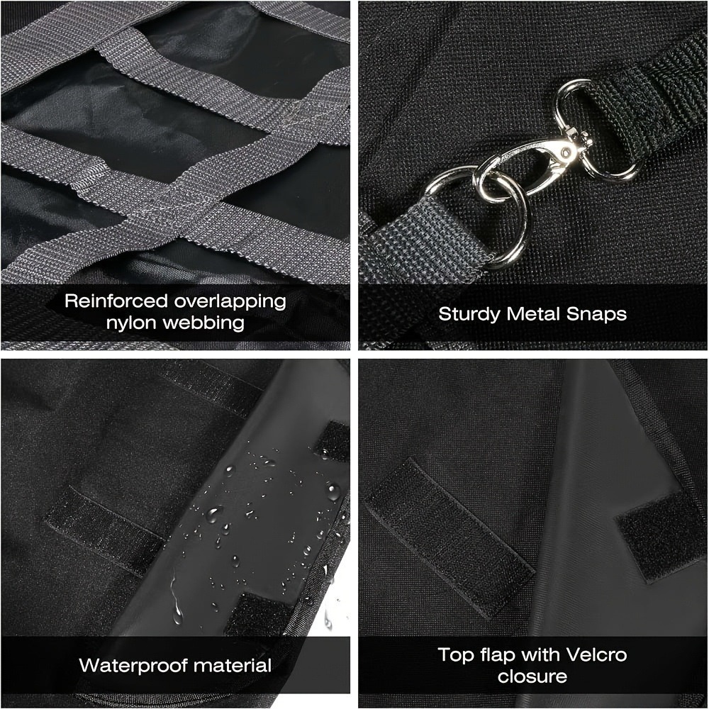 Pet Supplies Hangable Horse Feed Bags Oxford Fabric Convenient Hay Bags Large Capacity Portable Hay Net Donkey