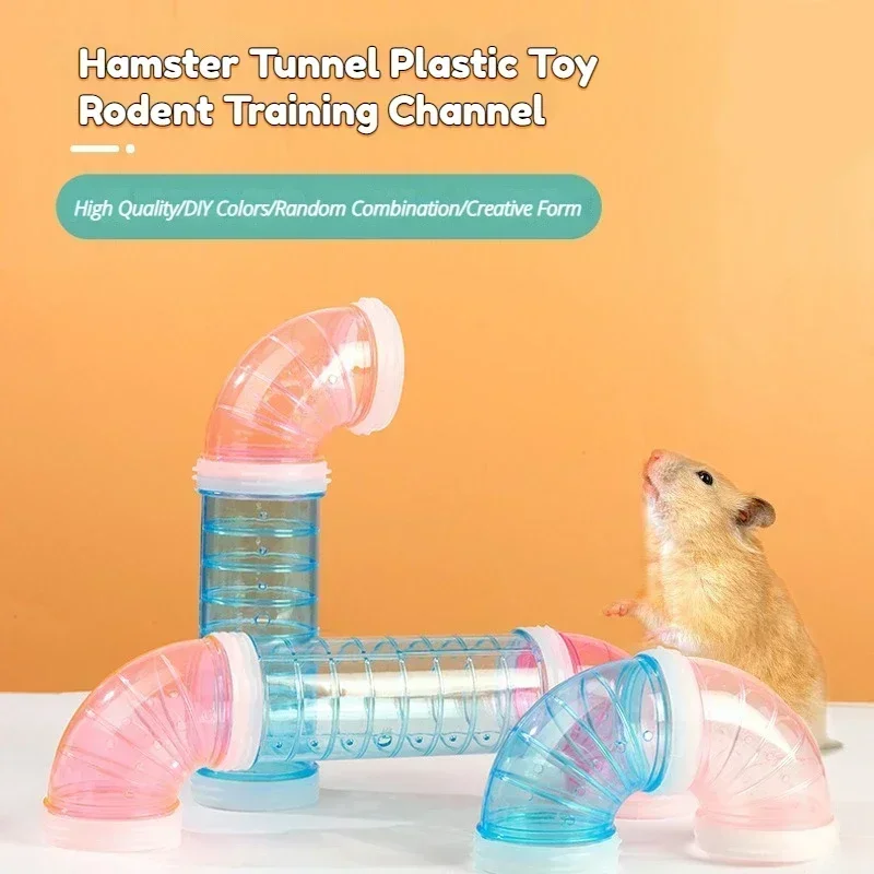 Plastic Training Playing Tools External Tunnel Hamster Toys Multifunctional Hamster Cage Accessories Hamster Pipeline