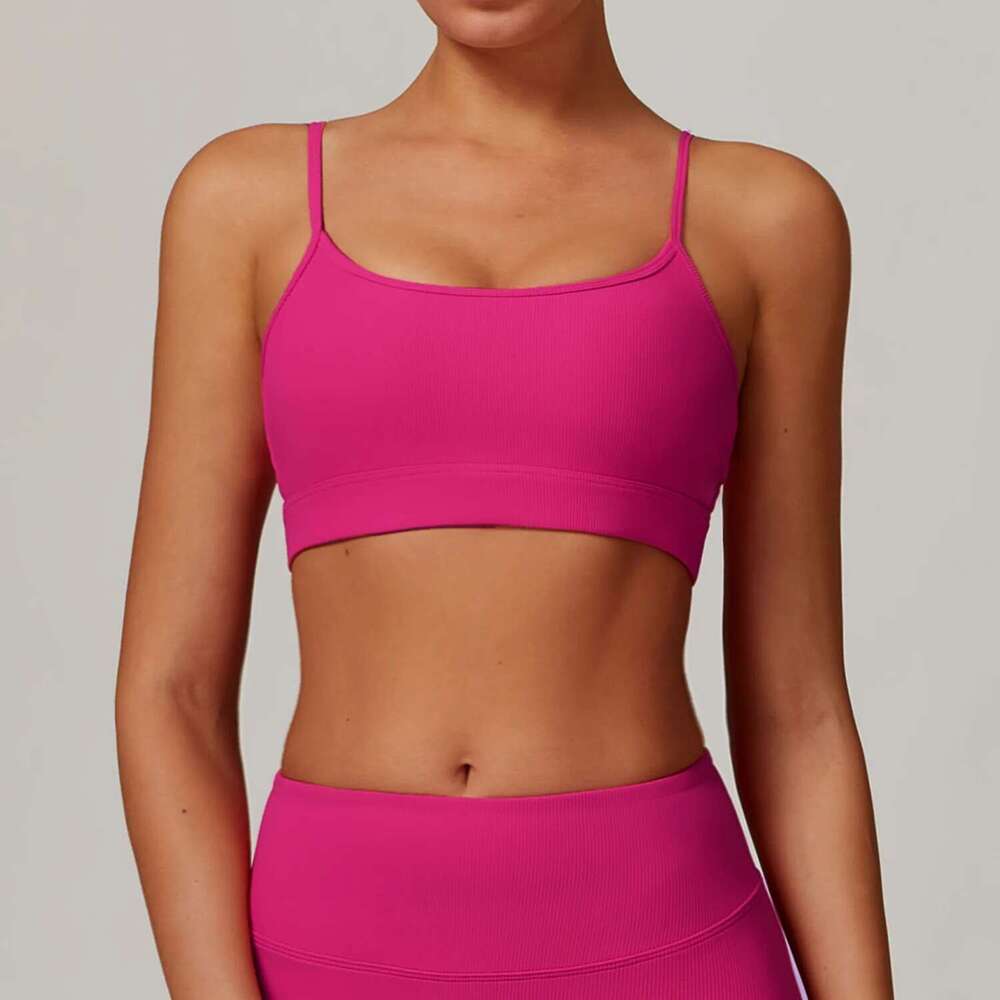 Women Sports Push Up Yoga Crop Brassiere Fiess Top Running Sport Bra Breathable Workout Bras Kl-My