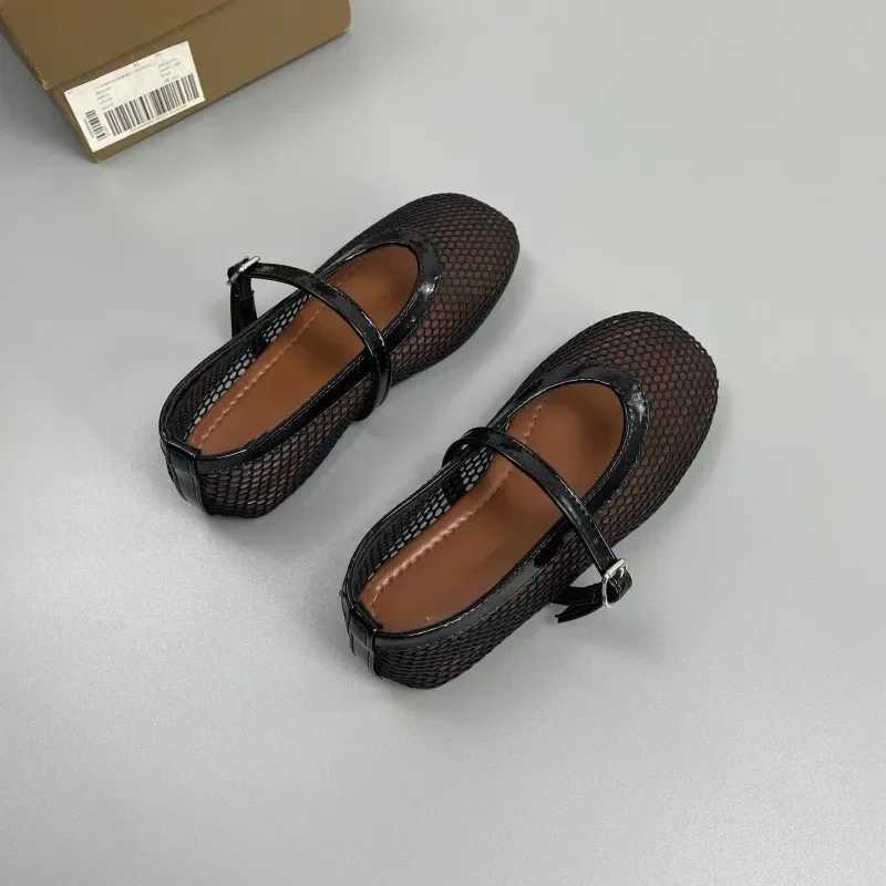 Girls Shoes Summer Toddler Kids Fashion Princess Mary Jane Dress Party Ballet Flats Children Brand Breathable Sandals Soft Sole X250305