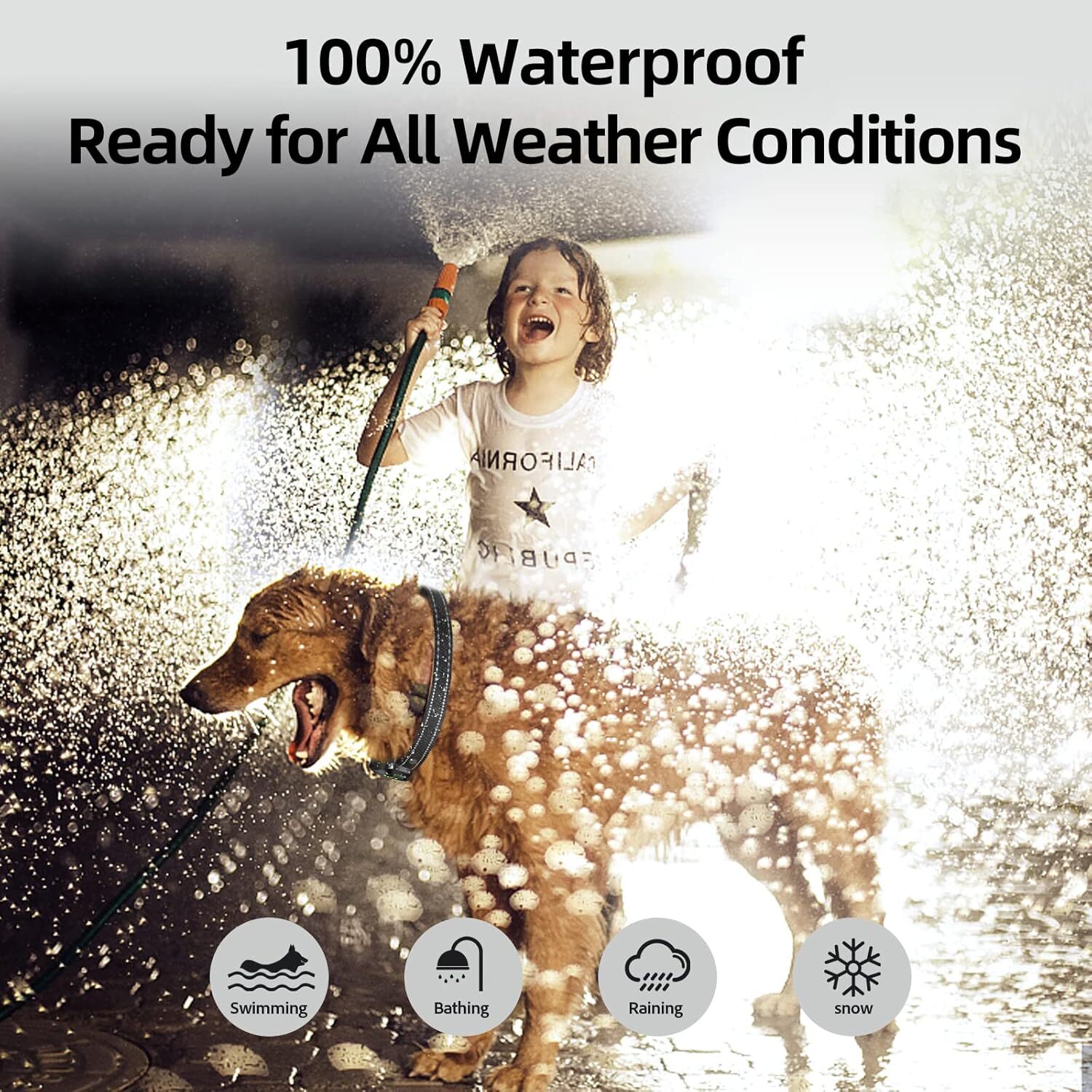 Smart Bark Control Collar - 4 Modes, 5 Sensitivity Levels, Rechargeable & Waterproof Training Collar for Dogs 8-150 lbs Dog kit Dog shick collar
