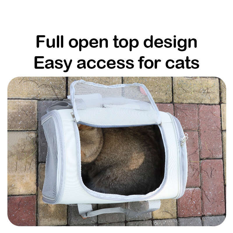 DHpet Large-capacity Cat Carrier Bag - Shoulder & Handheld, Breathable & with Interaction Window