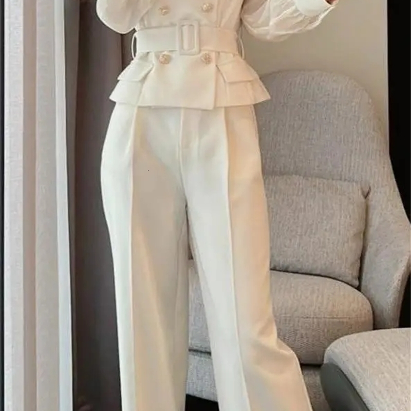 Womens twopiece summer set womens sexy Trouser 2piece 2023 elegant jacket 250225