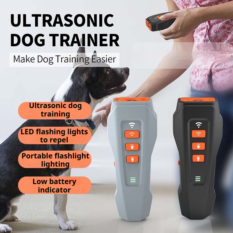 Dog Bark Stopper, 3-in-1 Rechargable Ultrasonic Dog Repeller , Training Tool for Unwanted Dog Behavior , Safe and Easy to Use