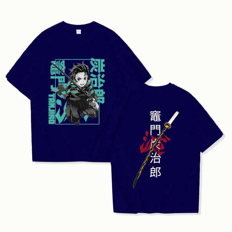Hot Fashion Kamado Tanjirou Printed T-shirts Anime Graphic T-shirt Women Men Casual High Cool Summer Short Sleeves