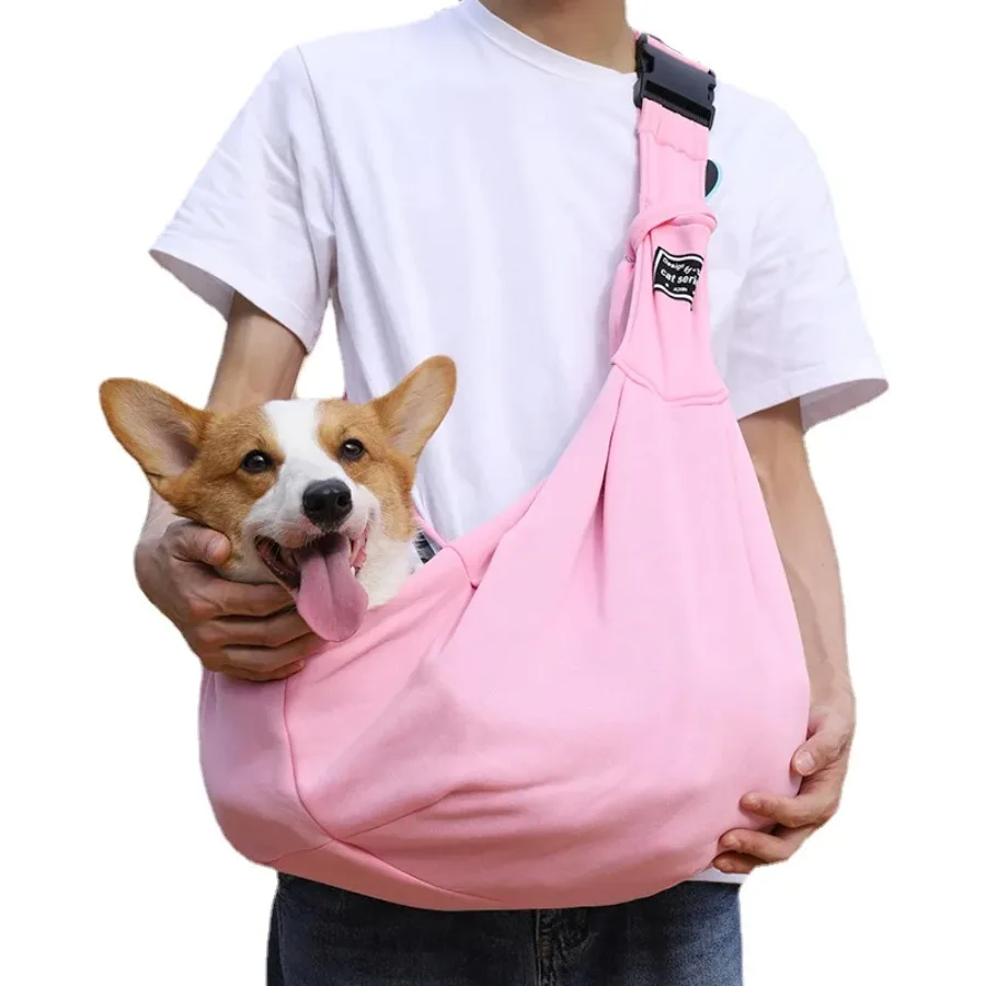 Pet Dog Adjustable Carrier Bag Outdoor Travel Out Puppy Single Shoulder Bags Dogs Comfort Sling Handbag Puppy Tote Pouch
