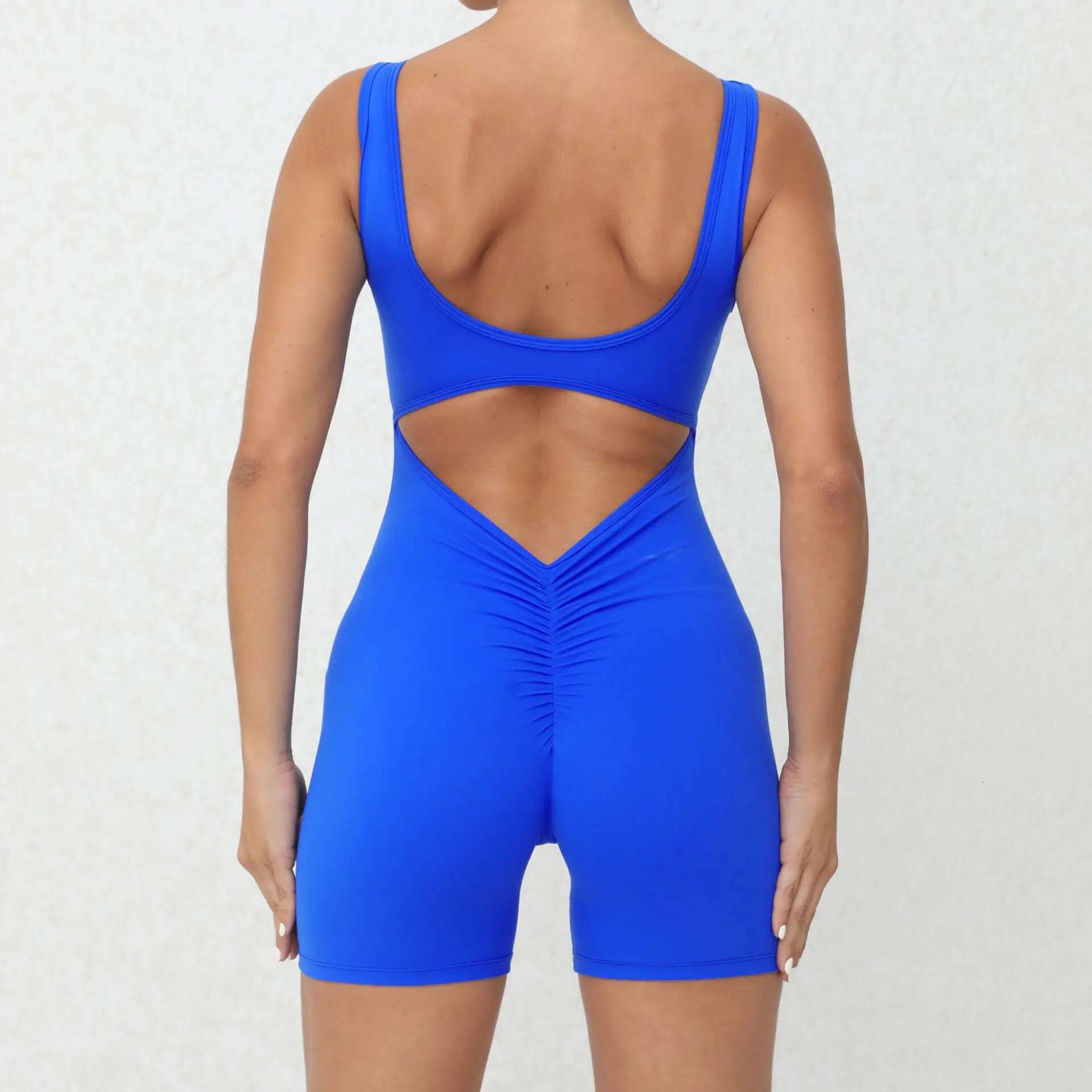 Summer Sexy Yoga Jumpsuit For Women Backless One-Piece Bodysuit Fiess Set Quick-Dry Gym Clothing Running Outfits Sportswear