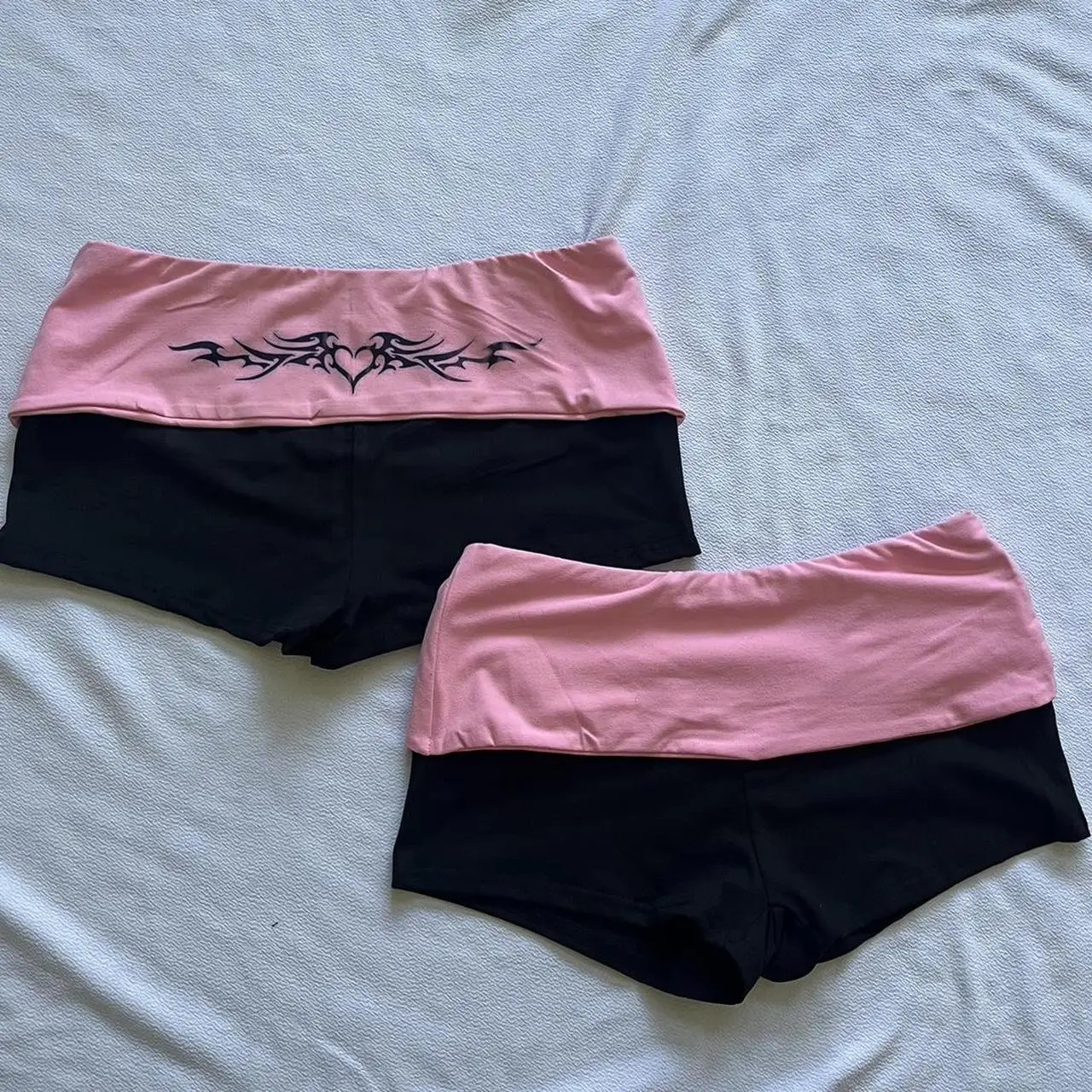 Harajuku sexy half pants letter printing High Street casual Y2K shorts punk fashion Hiphop retro Grunge Gothic EMO streetwear 250304