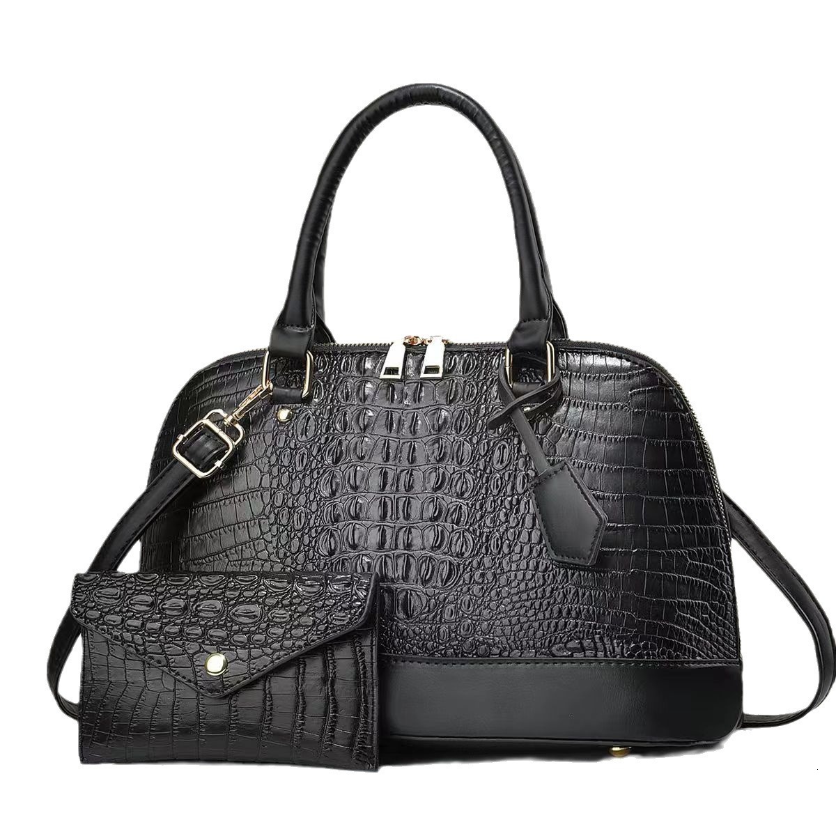 2025 New Shell Fashion Trendy Women's Multi Functional Designer Slant Shoulder Casual Mother And Child Set Handbag