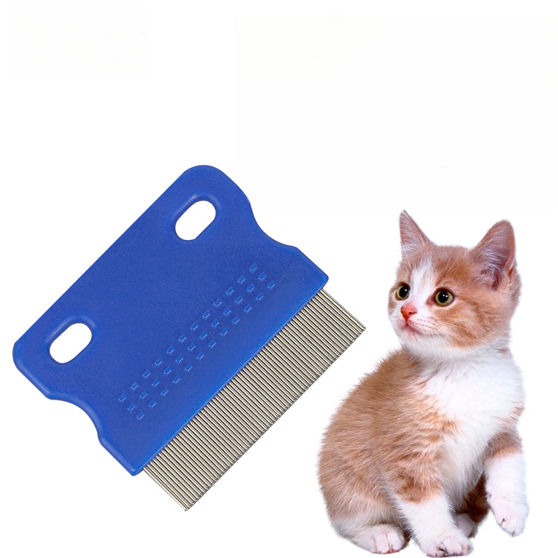 Pet Comb Pet Tear Stain Remover Dog Grooming Comb Gently Removes Mucus and Crust Small Lice Flea Combs for Dog Supplies 강아지용품