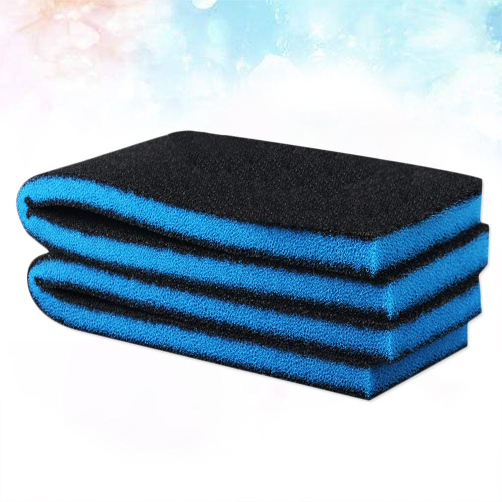 2 Pcs Sponge Filter for Fish Tank Aquarium Tanks Pad Biological Thicken Biochemical