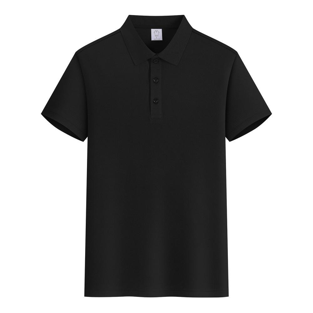 Solid color Asia-European code lapel POLO shirt corporate work clothes activity clothing group building campus graduation class uniform party short-sl
