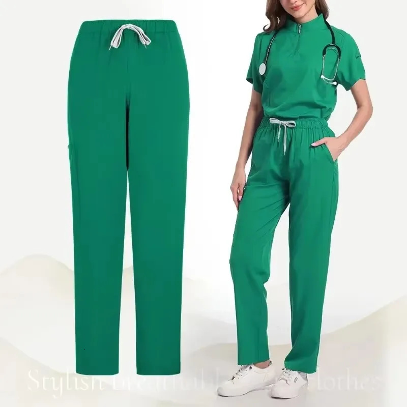 Hospital Scrub Suits Nurse Uniform Women Clothing for Doctor Scrub Set Beauty Work Clothes Surgery Top Pants 250304