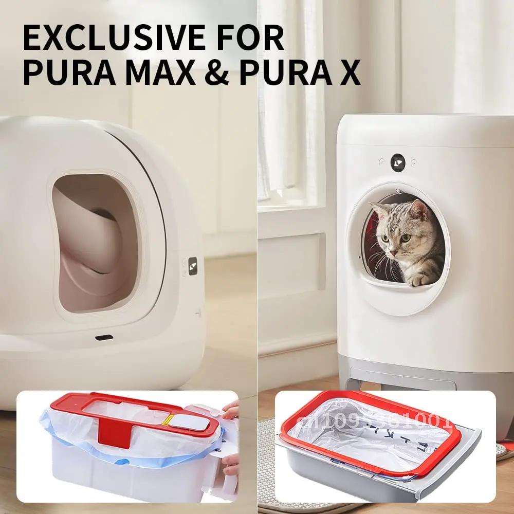 PETKIT Poop Cat Replacement Trash Bag Waste Bag for Pura Self X Pura Bag Box Supplies Cleaning Max Cleaning Automatic Litter