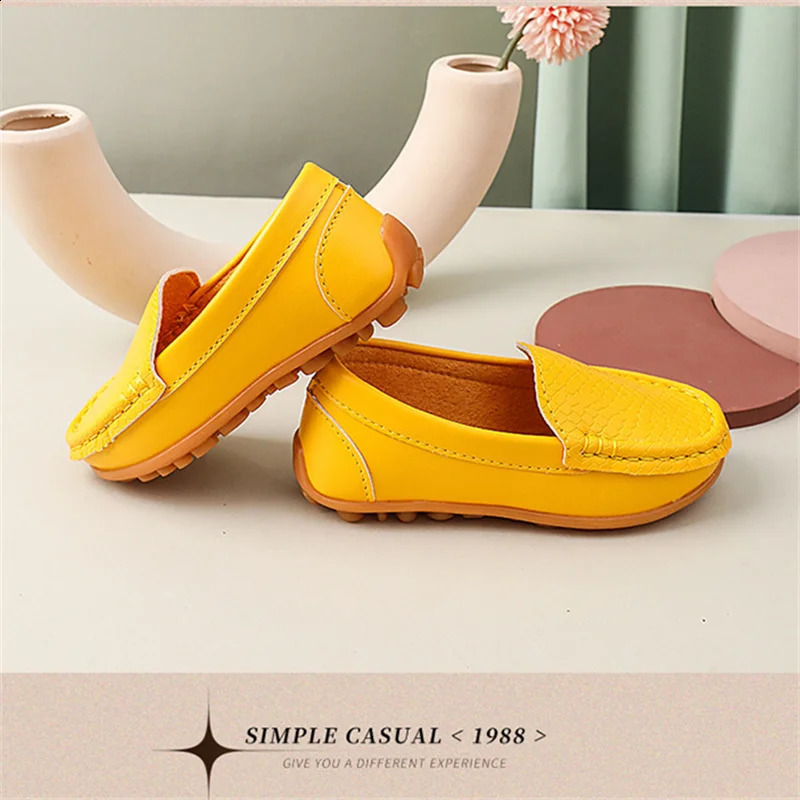 Kids Shoes Baby Boy Loafers Toddlers Infant Girls Casual Shoes Soft Leather Walkers Comfortable Flats Summer Shoes 250304