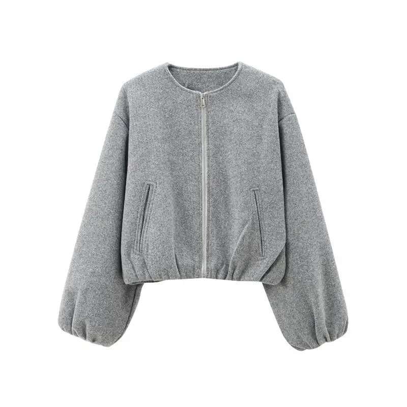 Trautumn Jackets 2024 New Chic Loose Street Warm Women's Jacket & Elegant Fashion Young Student Coat