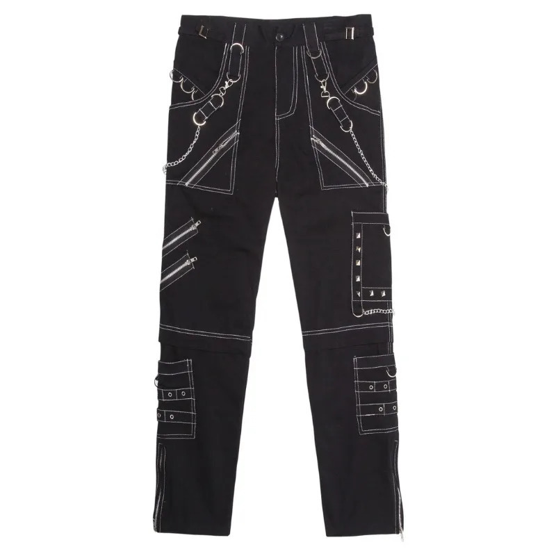 Personalized Casual Pants Mens Solid Color Versatile Fashion Simple 250304