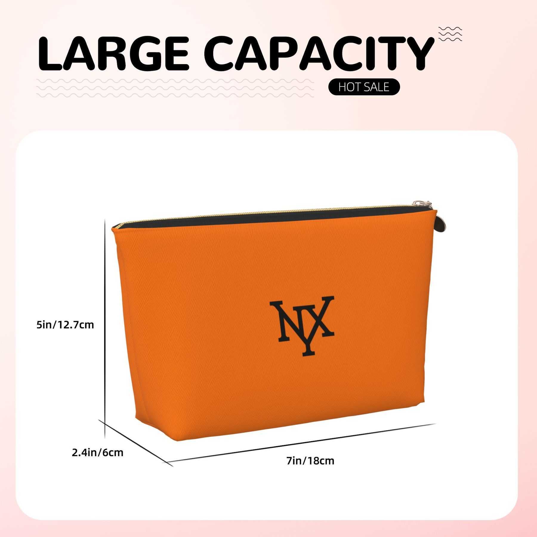 NXY Designer Bag Gold Silver Zipper Cosmetic Bags Luxury Bag Leather Women Makeup Bag Toiletry Cosmetics Pouch Fashion Woman Travel Make Up