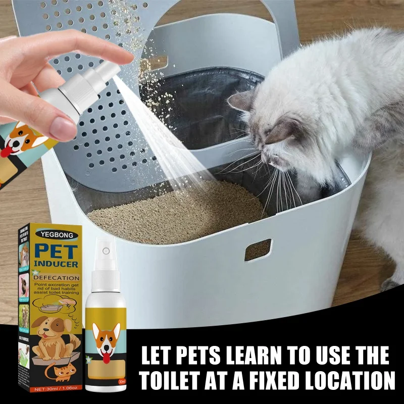 Cats and Dogs Defecation Localization Inducer Urine and Urine Defecation Localization Defecation Training Spray