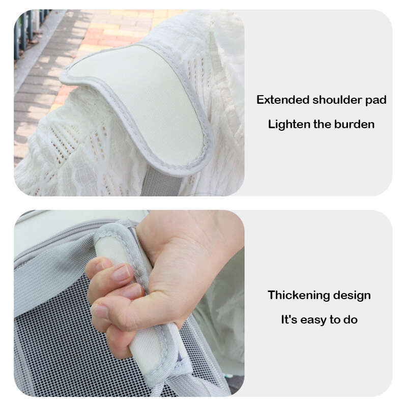 DHpet Large-capacity Cat Carrier Bag - Shoulder & Handheld, Breathable & with Interaction Window