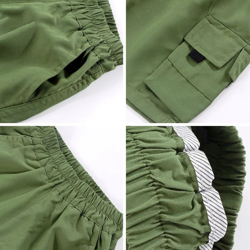 Boys Summer Casual Fashion Cargo Pants Comfortable Breathable Loose Sports Teen Shorts Spring Summer Children Casual Short Pants 250304