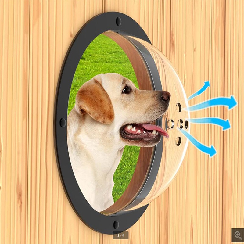 Dog Fence Dome Pet for Cat Window Pet Porthole Window Durable Acrylic Dome Clear Viewer for Fence Door Gate Decoration