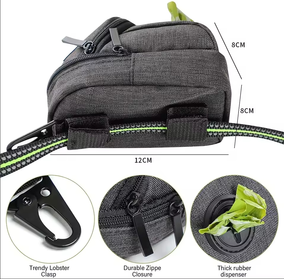 Outdoor Portable Training Dog Snack Bag Strong Wear Resistance Large Capacity Puppy Reward Bags Waist Bag Durable Pet Supplies