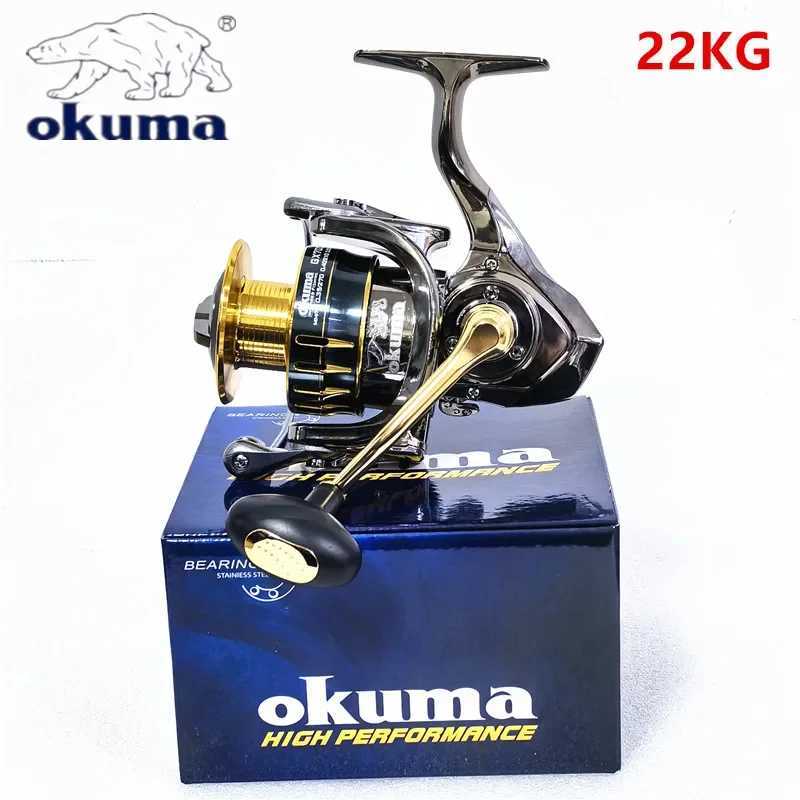 Spinning Reels OKUMA all metal fishing reel 22KG13+1 high-speed fishing line reel suitable for all water bodies 1000-7000 S2535