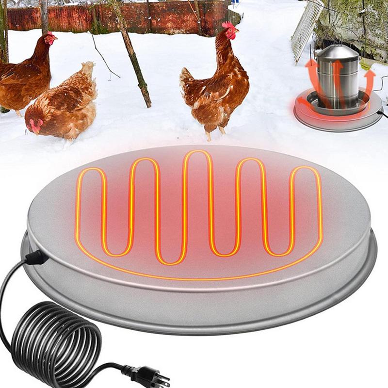 Chicken Water Heater Base Thermostat Chicken Waterer Base Safety Protection Poultry Accessories For Geese Ducks Birth Baths