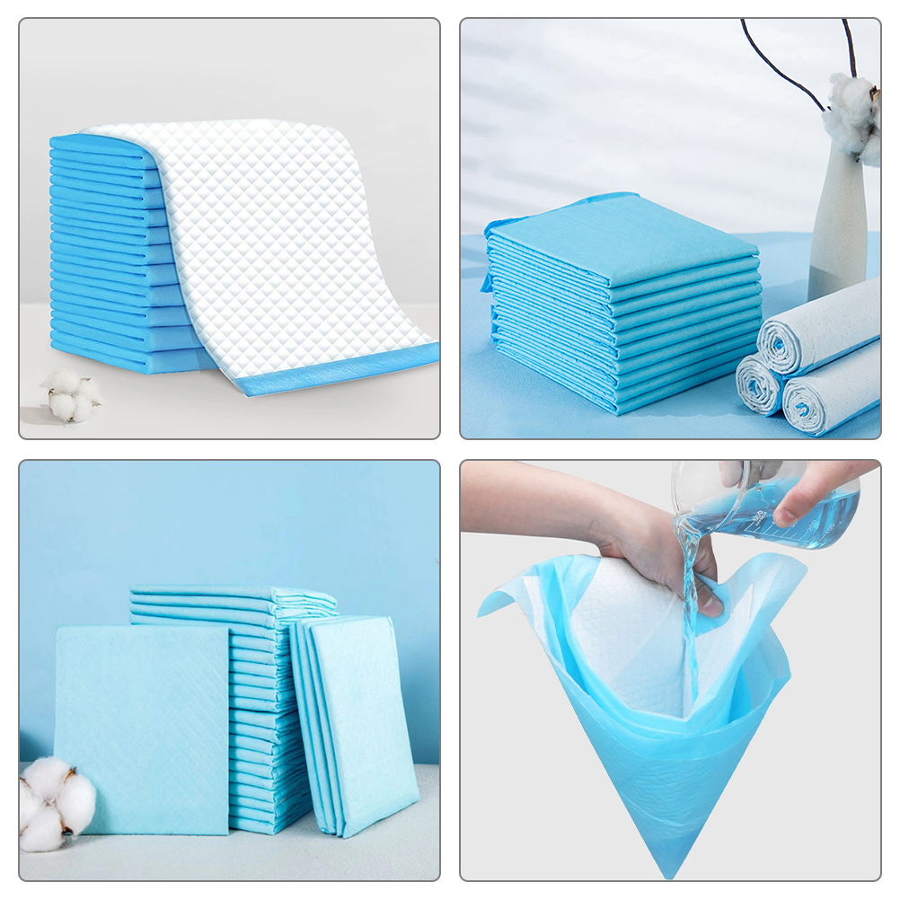 50 Pcs Pet Pee Pads Absorbent Paper Puppy Training For Cat Dog Changing Mat Small