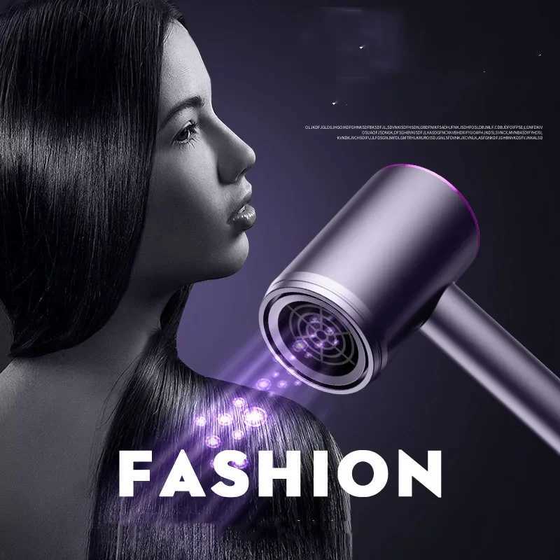 Hair Dryers Wholesale Price High Quality Hair Dryer Professional Turbocharged Electric Hair Brush High Wind Low Noise Dryer Free Shipping z250305