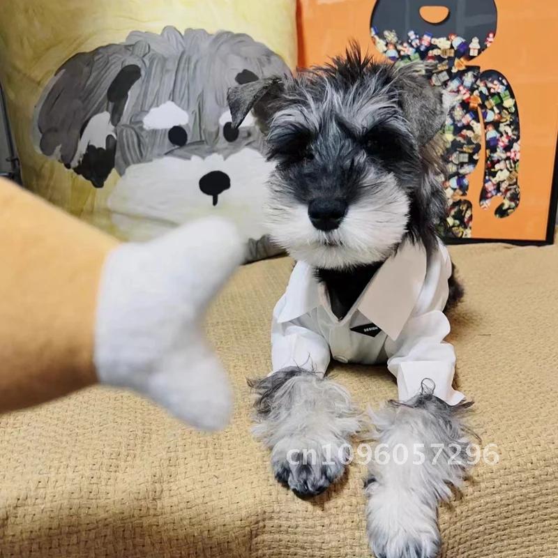 XS~2XL Luxury White For Dog Fashion Dog Clothes Shirt Pet Medium Dogs Small Chihuahua For Clothing Coat Yorkies Clothes Bulldogs