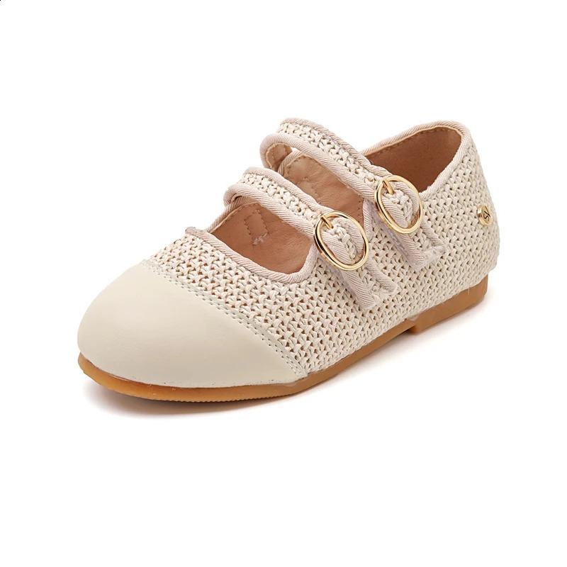 AS Kids Shoes Children Weave Shoes Baby Girls Fashion Oxford Toddler Loafers Boys Shoes Infant Princess Shoe Mary Jane 250304