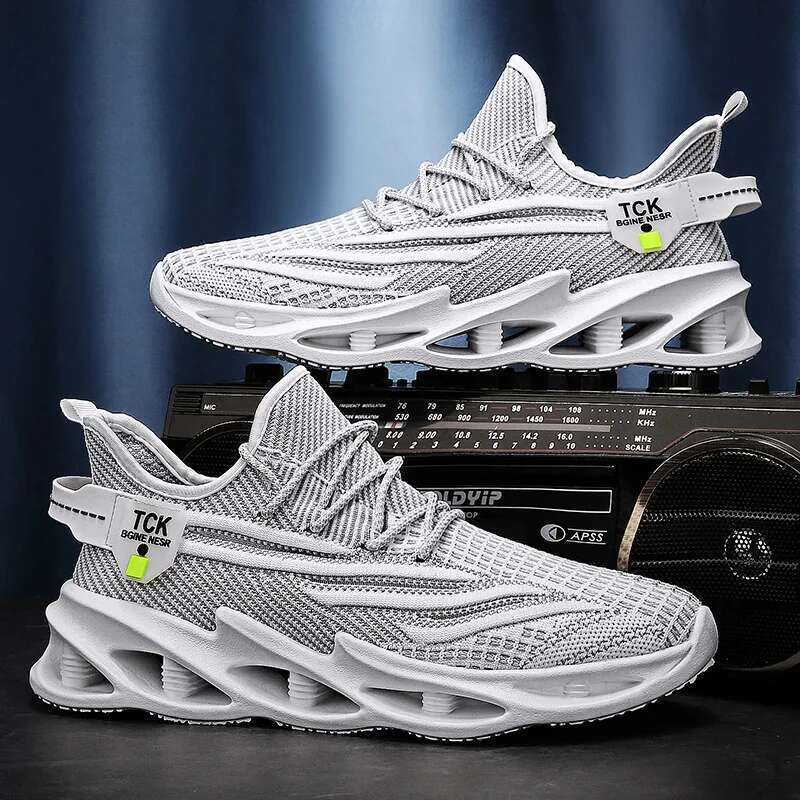 Male Thin Hollow Breathable Men Tide Brand 2025 NEW Summer Sneakers Running Net Youth Blade Shoes
