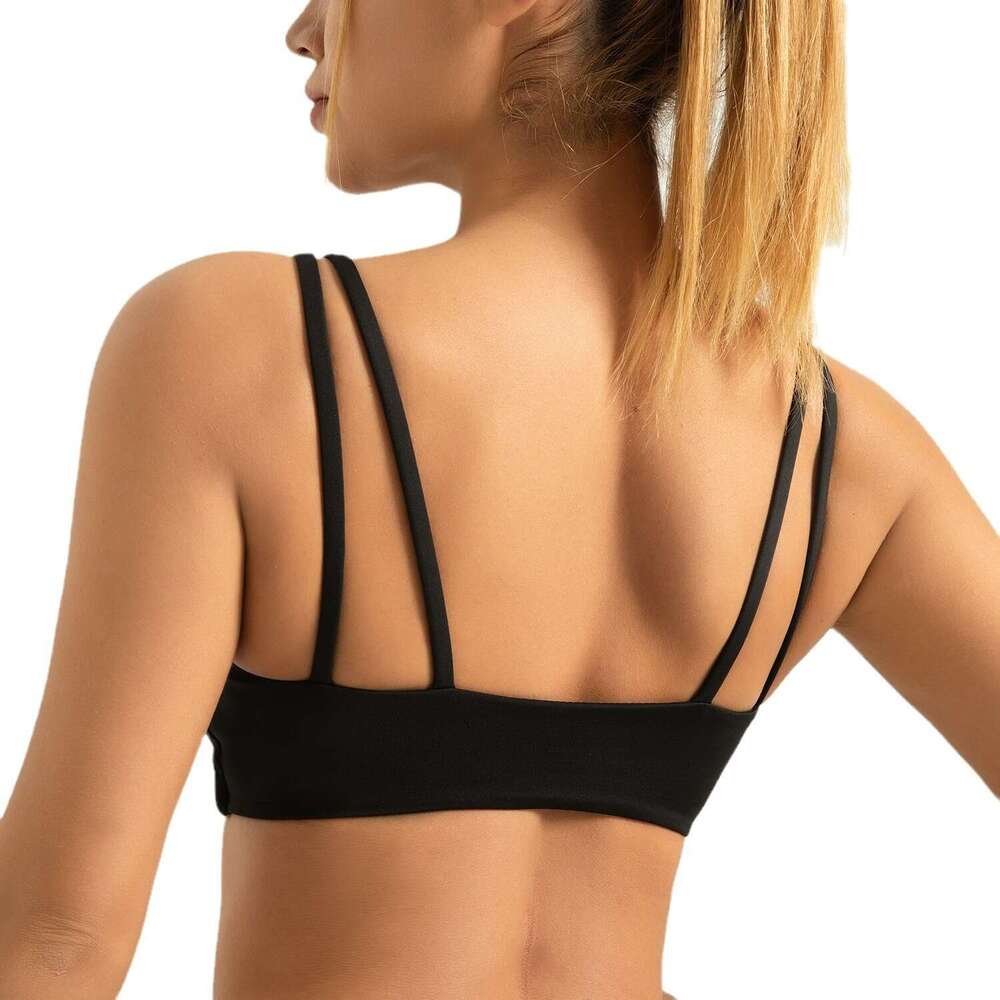 Special Zone: Shoulder Strap Bra, High Elasticity, U-Shaped Shockproof, Converging And Beautiful Back Integrated Sports Bra KLMY