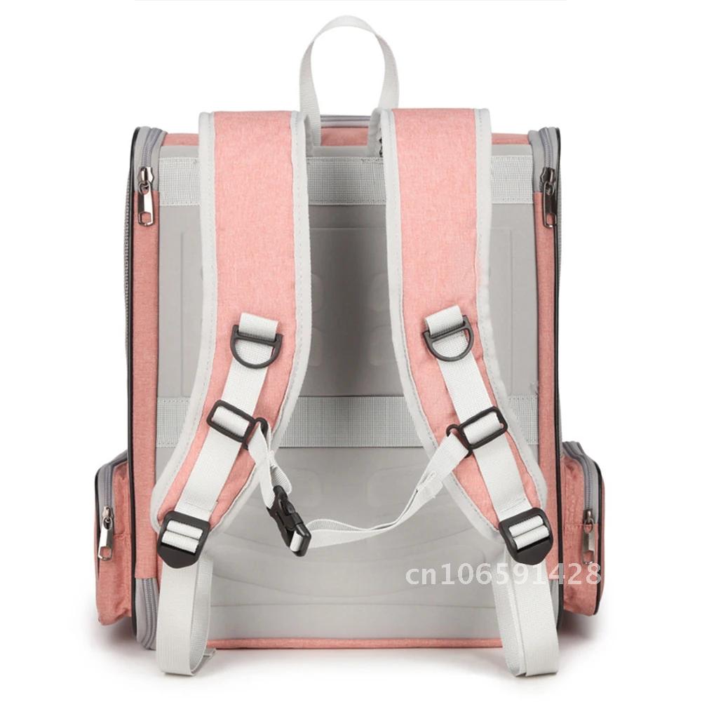 Pet Cat Bag Breathable Canvas Portable Cat Backpack Outdoor Carrying Cats Puppy Bag Pet For And Transport Supplies Travel