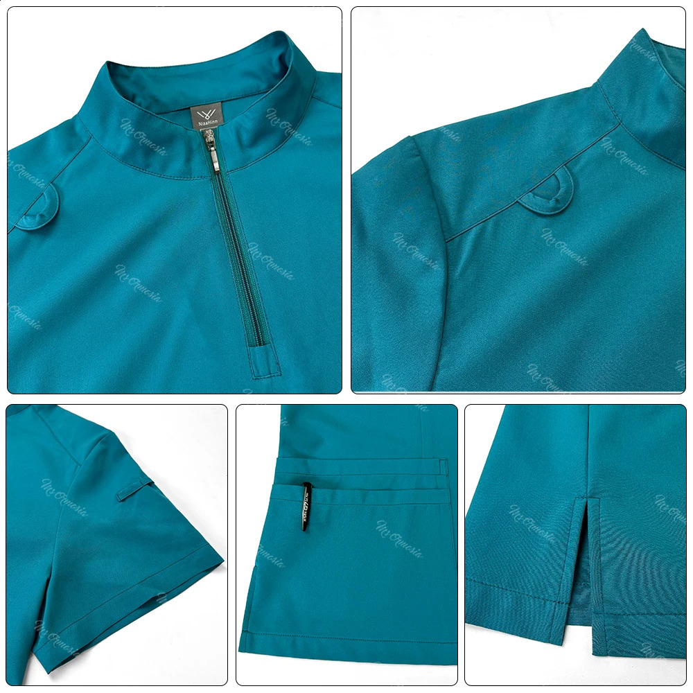 Uniforms Woman Work Suit Scrub Set Doctor Nurse Clinical Clothes Hospital Accessories High-quality Workwear 250225