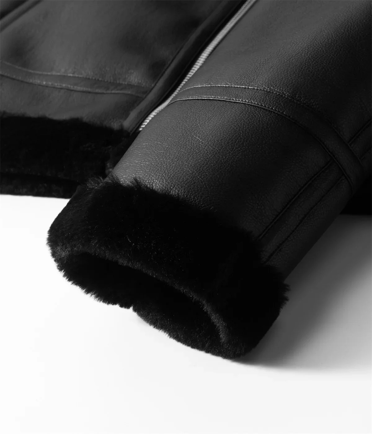 Warm Cashmere Leather Coat Thickened Sheepskin Mens Fur Lamb Wool Jackets y250225