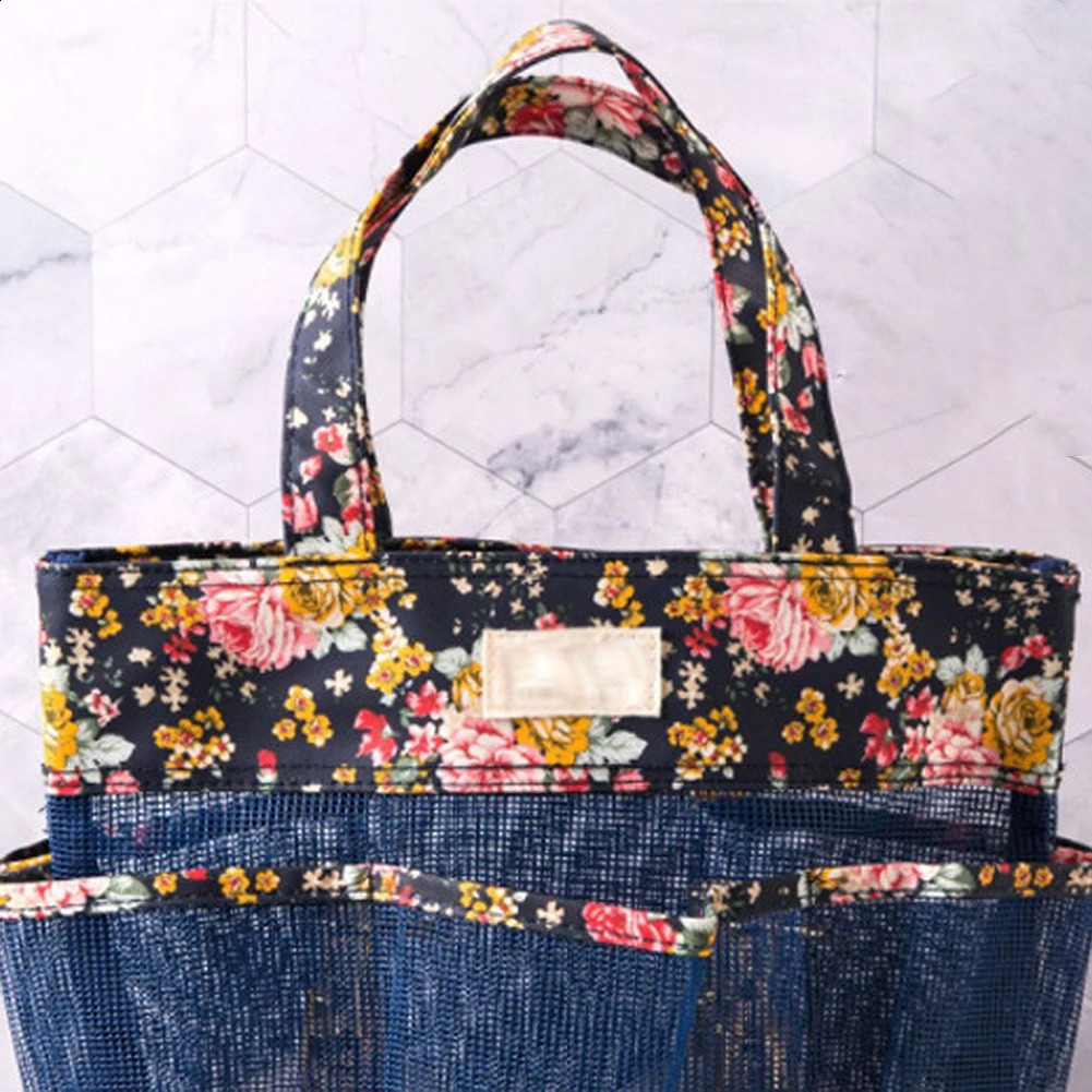 Ship from US Mesh Shower Caddy Tote Bag Portable for College Dorm Room Essentials Travel Beach Swimming Gym 250305FBB