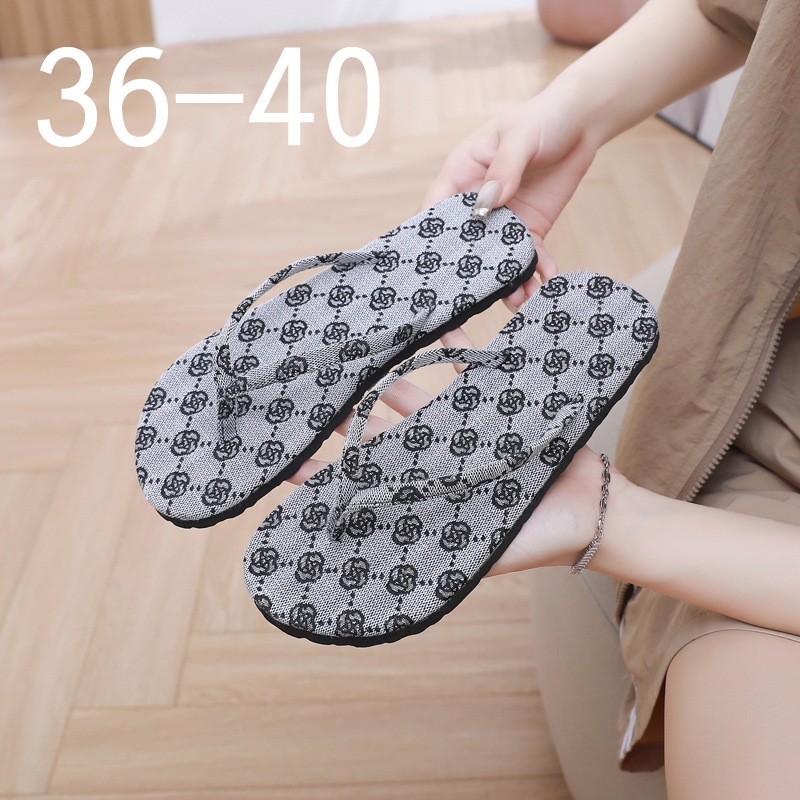 Free shipping new designer slippers for womens fashion summer flat bottom casual trendy Flip Flops size eur 36-40 daily wear outdoor