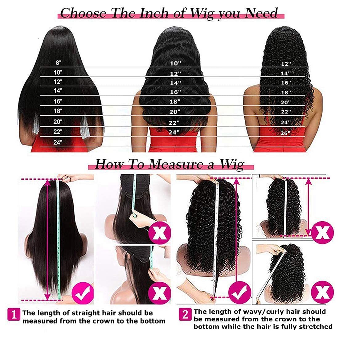 WENYAN Headband Real Deep 40.64cm Suitable for Women Glue Non Lace Front Roll Wave Brazilian Virgin Hair Wearing and Departure Machine Made 150% Densi