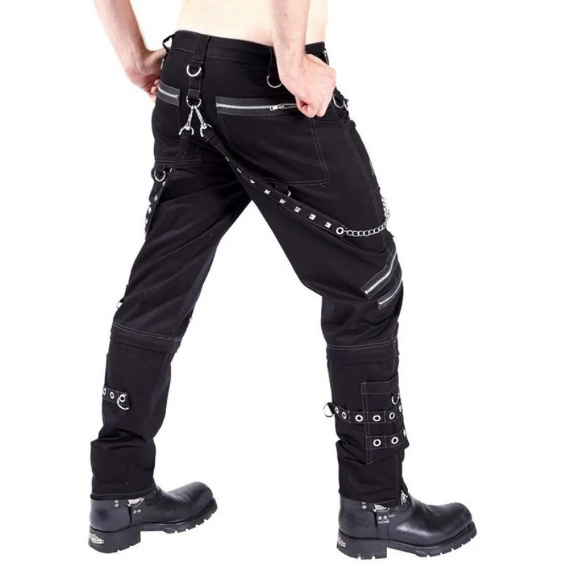 Personalized Casual Pants Mens Solid Color Versatile Fashion Simple 250304